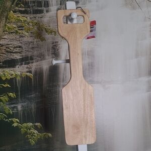 New with tags! Grand Gourmet Wooden Grill Scraper Charcuterie Board with handle